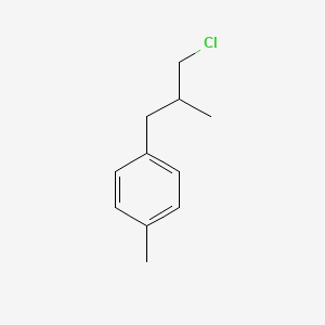 1-(3-Chloro-2-methylpropyl)-4-methylbenzene