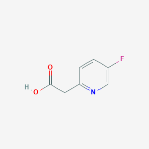 molecular formula C7H6FNO2 B1526219 2-(5-氟吡啶-2-基)乙酸 CAS No. 1000515-83-2