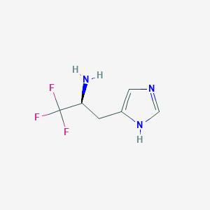 (2S)-1,1,1-Trifluoro-3-(1H-imidazol-4-yl)propan-2-amine