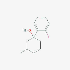 1-(2-Fluorophenyl)-3-methylcyclohexan-1-ol