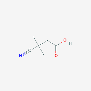 molecular formula C6H9NO2 B1526223 3-氰基-3-甲基丁酸 CAS No. 99839-17-5
