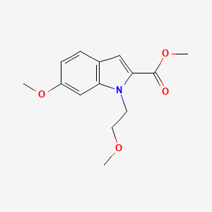 Methyl 6-methoxy-1-(2-methoxyethyl)-1H-indole-2-carboxylate