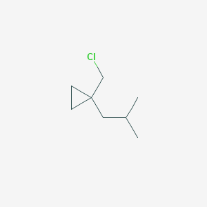 1-(Chloromethyl)-1-(2-methylpropyl)cyclopropane