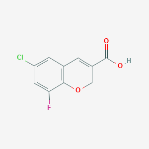 6-Chloro-8-fluoro-2H-chromene-3-carboxylic acid