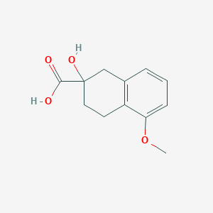 2-Hydroxy-5-methoxy-1,2,3,4-tetrahydronaphthalene-2-carboxylic acid