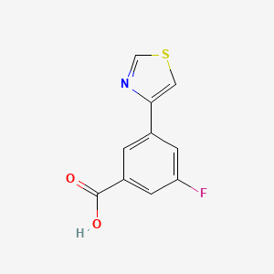 3-Fluoro-5-(1,3-thiazol-4-yl)benzoic acid