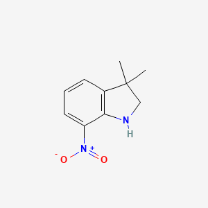 3,3-Dimethyl-7-nitro-2,3-dihydro-1H-indole