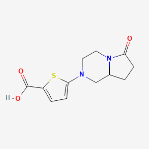 5-{6-Oxo-octahydropyrrolo[1,2-a]piperazin-2-yl}thiophene-2-carboxylic acid