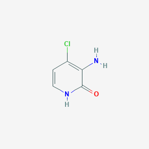 molecular formula C5H5ClN2O B1526231 3-Amino-4-chloropyridin-2-OL CAS No. 1198154-61-8