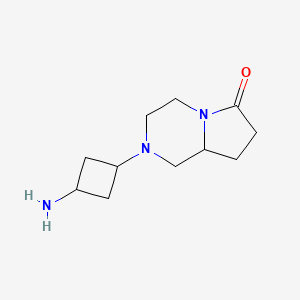 2-(3-Aminocyclobutyl)-octahydropyrrolo[1,2-a]piperazin-6-one