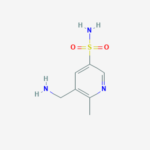 5-(Aminomethyl)-6-methylpyridine-3-sulfonamide