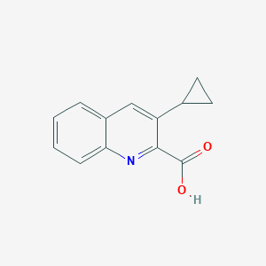 3-Cyclopropylquinoline-2-carboxylic acid