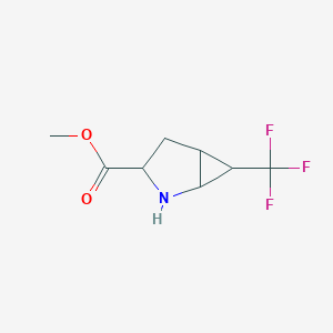 Methyl 6-(trifluoromethyl)-2-azabicyclo[3.1.0]hexane-3-carboxylate