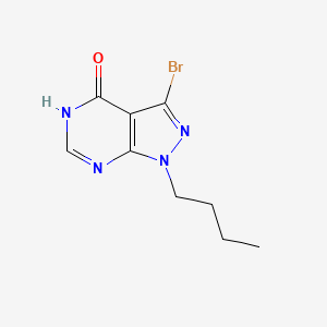 3-Bromo-1-butyl-1H-pyrazolo[3,4-d]pyrimidin-4-ol