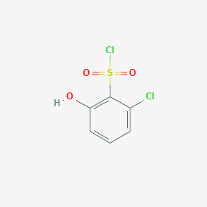 2-Chloro-6-hydroxybenzene-1-sulfonyl chloride