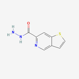 molecular formula C8H7N3OS B1526244 噻吩并[3,2-c]吡啶-6-碳酰肼 CAS No. 1239735-00-2