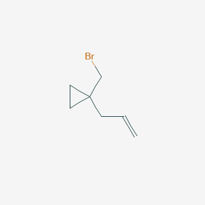 1-(Bromomethyl)-1-(prop-2-en-1-yl)cyclopropane