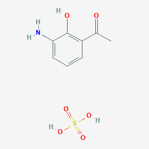 1-(3-Amino-2-hydroxyphenyl)ethan-1-one,sulfuricacid