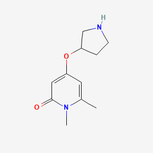 1,6-dimethyl-4-(pyrrolidin-3-yloxy)pyridin-2(1H)-one