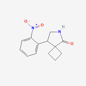 8-(2-Nitrophenyl)-6-azaspiro[3.4]octan-5-one