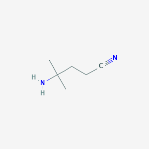 molecular formula C6H12N2 B1526253 4-氨基-4-甲基戊腈 CAS No. 1265634-34-1