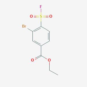 Ethyl 3-bromo-4-(fluorosulfonyl)benzoate