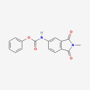 phenyl N-(2-methyl-1,3-dioxo-2,3-dihydro-1H-isoindol-5-yl)carbamate