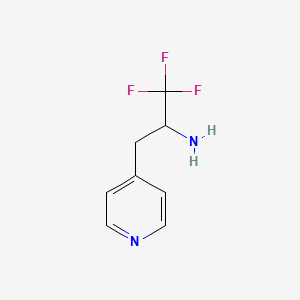 1,1,1-Trifluoro-3-(pyridin-4-YL)propan-2-amine