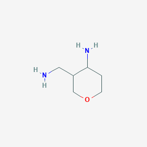 3-(Aminomethyl)oxan-4-amine