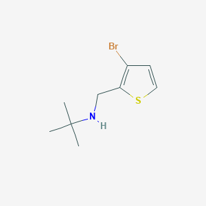 [(3-Bromothiophen-2-yl)methyl](tert-butyl)amine