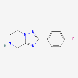 2-(4-Fluorophenyl)-5,6,7,8-tetrahydro[1,2,4]triazolo[1,5-A]pyrazine