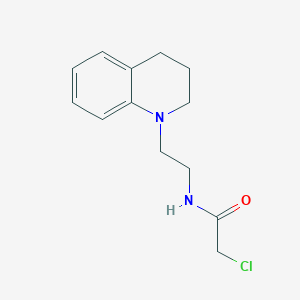 2-chloro-N-[2-(1,2,3,4-tetrahydroquinolin-1-yl)ethyl]acetamide