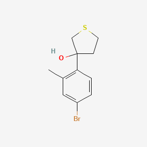 3-(4-Bromo-2-methylphenyl)thiolan-3-ol