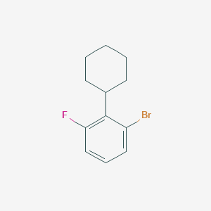 1-Bromo-2-cyclohexyl-3-fluorobenzene