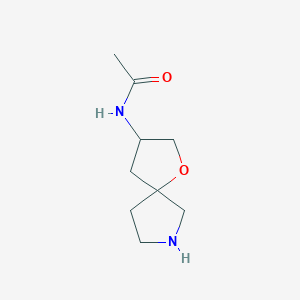 N-{1-oxa-7-azaspiro[4.4]nonan-3-yl}acetamide