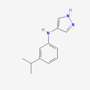 N-[3-(Propan-2-yl)phenyl]-1H-pyrazol-4-amine