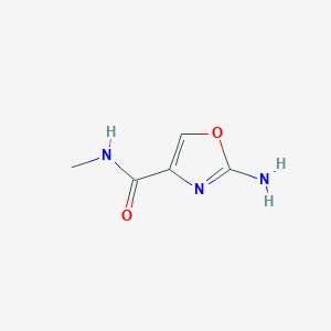 molecular formula C5H7N3O2 B1526277 2-氨基-N-甲基-1,3-恶唑-4-甲酰胺 CAS No. 1333960-70-5