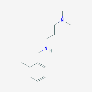 molecular formula C13H22N2 B15262824 [3-(Dimethylamino)propyl][(2-methylphenyl)methyl]amine CAS No. 892563-67-6