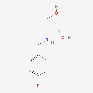 2-{[(4-Fluorophenyl)methyl]amino}-2-methylpropane-1,3-diol