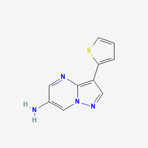 3-(Thiophen-2-yl)pyrazolo[1,5-a]pyrimidin-6-amine