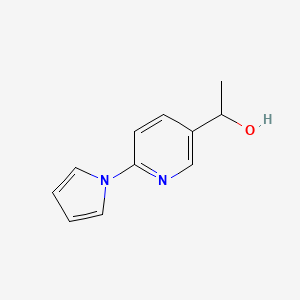 1-[6-(1H-Pyrrol-1-yl)pyridin-3-yl]ethan-1-ol