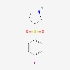 3-(4-Fluorobenzenesulfonyl)pyrrolidine