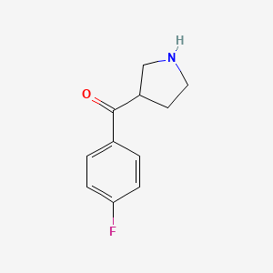 (4-Fluorophenyl)(pyrrolidin-3-YL)methanone