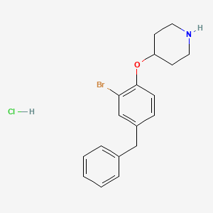 4-(4-Benzyl-2-bromophenoxy)piperidine hydrochloride