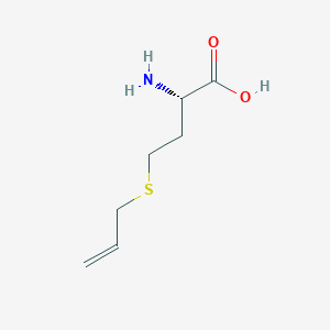 molecular formula C7H13NO2S B15263074 (2S)-2-Amino-4-(prop-2-en-1-ylsulfanyl)butanoic acid 