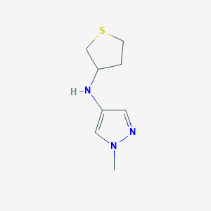 1-methyl-N-(thiolan-3-yl)-1H-pyrazol-4-amine