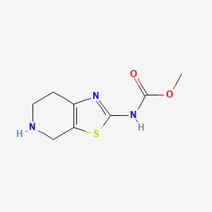 molecular formula C8H11N3O2S B15263114 Methyl (4,5,6,7-tetrahydrothiazolo[5,4-c]pyridin-2-yl)carbamate 