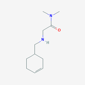 2-[(Cyclohex-3-en-1-ylmethyl)amino]-N,N-dimethylacetamide