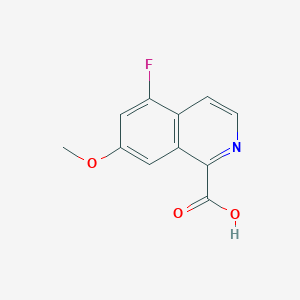 5-Fluoro-7-methoxyisoquinoline-1-carboxylic acid