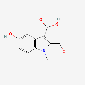 5-Hydroxy-2-(methoxymethyl)-1-methyl-1H-indole-3-carboxylic acid